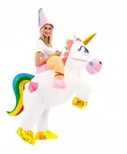 Stroje karnawałowe - Kostium Strój Nadmuchiwany Jednorożec Przebranie - miniaturka - grafika 1
