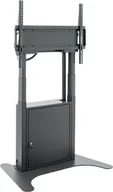 Uchwyty do telewizora - Hagor Floorstand Lift Pro Light Black Lift-Standsystem fuer 140-218cm 55-86Zoll VESA max 800x600mm max Traglast 120kg - miniaturka - grafika 1