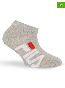 Fila Skarpety (9 par) w kolorze szarym do sneakersów - Skarpetki damskie - miniaturka - grafika 1