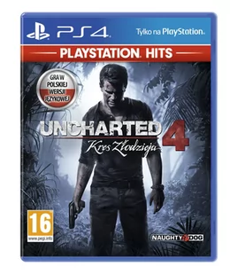 Uncharted 4 Kres Złodzieja PlayStation Hits GRA PS4 - Gry PlayStation 4 - miniaturka - grafika 1