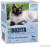 Mokra karma dla kotów - BOZITA Kawałki w sosie z mięsem renifera 370g - miniaturka - grafika 1