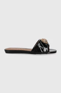 Kurt Geiger London klapki skórzane damskie kolor czarny - Klapki i japonki damskie - miniaturka - grafika 1