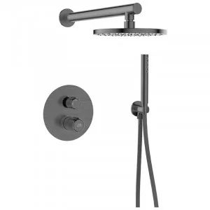 LAVEO BAO 901P PRETTOBateria natryskowa podtynkowa z zestawemJednouchwytowaSpos$285b monta$286u box podtynkowyG$287owica 35 mmWyko$288czenie grafit - Baterie podtynkowe - miniaturka - grafika 1