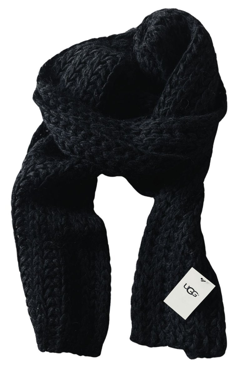 Szalik damski UGG Roving Scarf czarny