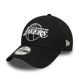 Czapka z daszkiem New Era 9FORTY Lakers NBA Outline Strapback czarna - 12292584 - Czapki męskie - miniaturka - grafika 1