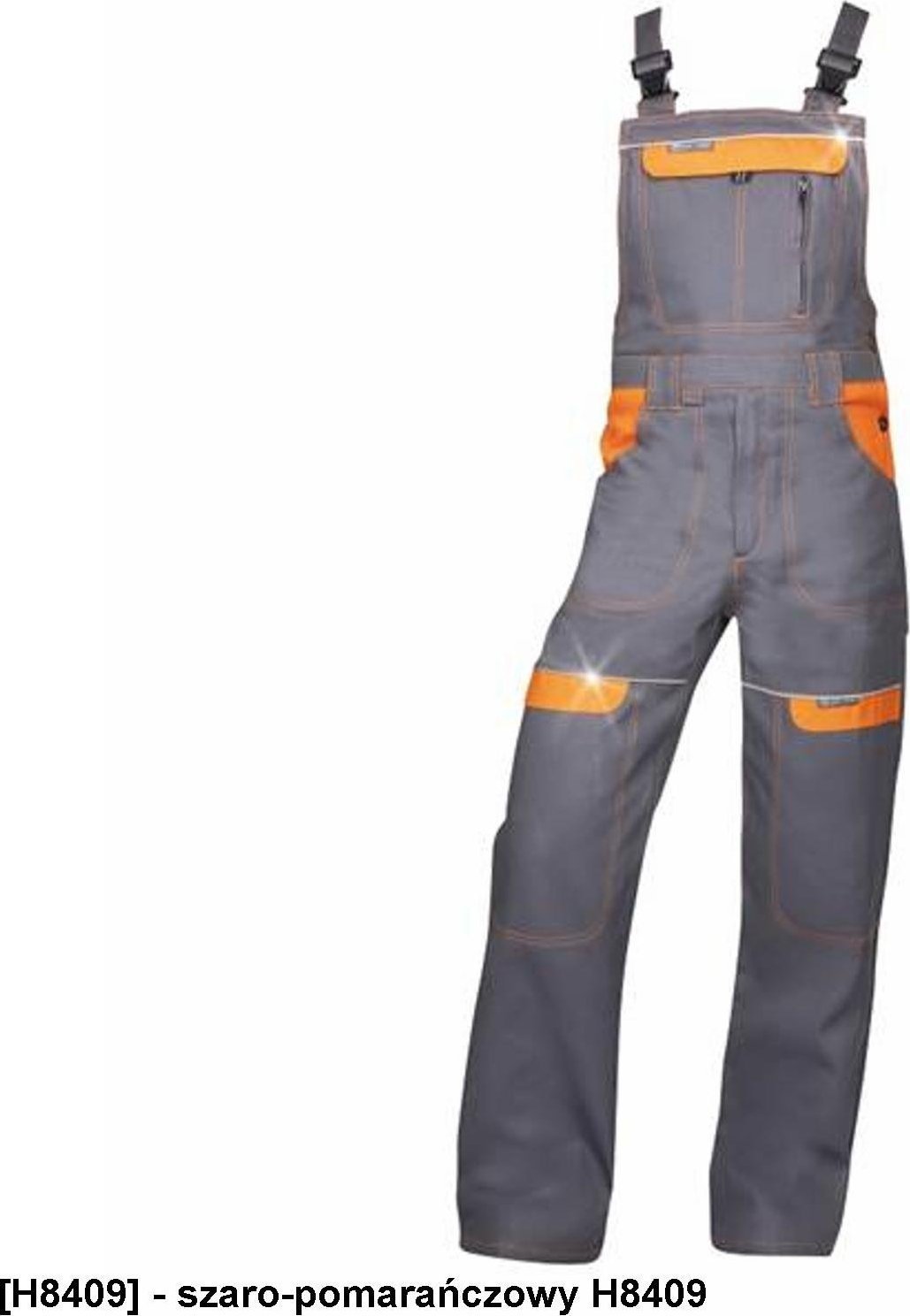 Ardon ARDON COOL TREND - spodnie ogrodniczki - czerwony H8131 2XL