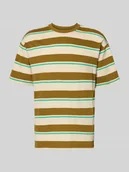 Koszulki męskie - T-shirt w paski model 'KYRAN' - miniaturka - grafika 1