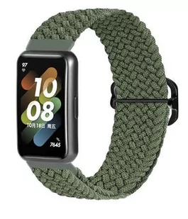Opaska pasek bransoletka NYLON LOOP Huawei Band 8 / Band 9 zielona - Akcesoria do smartwatchy - miniaturka - grafika 1