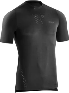 Koszulki sportowe męskie - cep cep Run Ultralight Shirt Short Sleeve Men, black XL 2021 Koszulki do biegania krótki rękaw W114555-301-XL - grafika 1