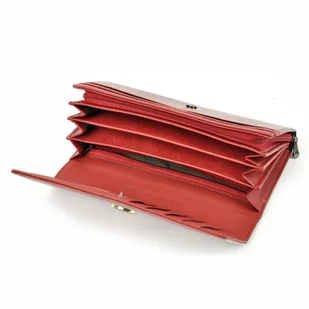 Portfel damski z elementami ze skóry naturalnej Cavaldi PN20 YM - Portfele - miniaturka - grafika 4