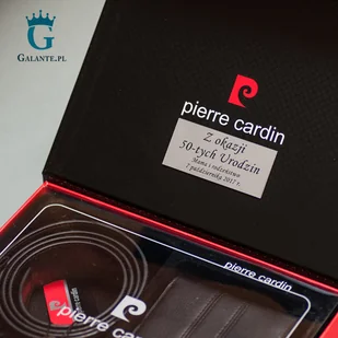 Zestaw prezentowy Pierre Cardin Portfel i Pasek ZG-103 - Paski - miniaturka - grafika 9