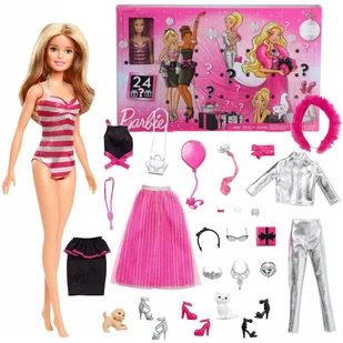 Mattel Barbie Kalendarz adwentowy z lalką GFF61 - Ozdoby bożonarodzeniowe - miniaturka - grafika 11