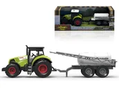 Samochody i pojazdy dla dzieci - TRAKTOR Z PRZYCZ ŚWIATŁO DŹW 49284 MADEJ - miniaturka - grafika 1