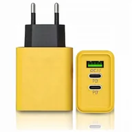 Ładowarki do telefonów - Ładowarka Sieciowa Szybka Gan Ii 65W 3A Qc 3.0 2X Usb C A Power Delivery - miniaturka - grafika 1