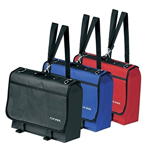 Torba na pulpit nutowy Gewa Basic czarna z uchwytem do przenoszenia i zestawem plecakowym 38x29x7 cm