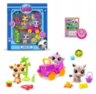 Figurki dla dzieci - HASBRO LITTLEST PET SHOP Zestaw SAFARI + 3 figurki + akcesoria - miniaturka - grafika 1