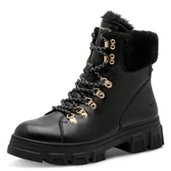 Śniegowce damskie - Tamaris Damskie buty WL Lace Boot 1-26906-45 śniegowce, czarne, 37 EU, czarny, 37 EU - miniaturka - grafika 1