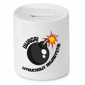 Skarbonki - Skarbonka Dla Doktora na Urodziny na Prezent z Nadrukiem ze Zdjęciem + Opakowanie na prezent (wzór 04) - miniaturka - grafika 1