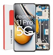 Części serwisowe do telefonów - ORYGINAŁ WYŚWIETLACZ EKRAN LCD DOTYK DO REALME 11 PRO RAMKA CZARNY RMX3771 - miniaturka - grafika 1