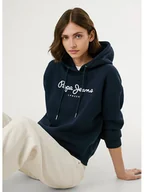 Bluzy damskie - Pepe Jeans Bluza "Baddy" w kolorze granatowym - miniaturka - grafika 1