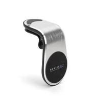 Uchwyty samochodowe do telefonów - Uchwyt samochodowy magnetyczny srebrny do kratki nawiewu - miniaturka - grafika 1