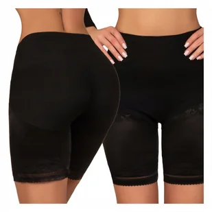 Szorty modelujące z wiskozy PRZECIW OTARCIOM wyszczuplające z koronką - Majtki damskie - miniaturka - grafika 1