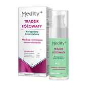 Kremy do twarzy - MEDITY+ TRĄDZIK RÓŻOWATY Korygujący krem zielony do twarzy, 30ml - miniaturka - grafika 1