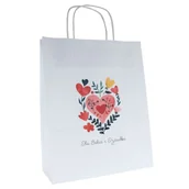 Akcesoria do pakowania - torba papierowa na prezent DLA BABCI I DZIADKA torebka prezentowa A4 - miniaturka - grafika 1