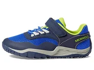 Buty dla chłopców - Merrell Trail Glove 7 A/C Sneaker, niebieski/limonkowy, 40 UK, Niebieski limonkowy - miniaturka - grafika 1
