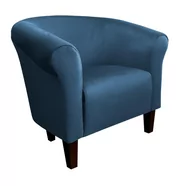 Fotele - ATOS Fotel Milo MG33 nogi venge niebieski - miniaturka - grafika 1