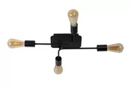 Lampy sufitowe - Lucide LESTER Czarna 4xE27 Lampa sufitowa 21118/04/30 21118/04/30 - miniaturka - grafika 1