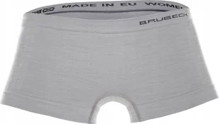 Brubeck BX10440 Bokserki damskie COMFORT WOOL popielaty L - Bielizna sportowa damska - miniaturka - grafika 1