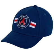Czapki dla dzieci - Czapka z daszkiem Paris Saint Germain bawełna junior granatowa - miniaturka - grafika 1