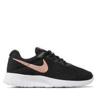 Sneakersy damskie - Sneakersy Nike Tanjun DJ6257 001 Czarny - miniaturka - grafika 1