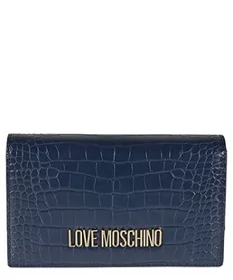 Love Moschino Damska torba na ramię Borsa Pu St.Croco Blue Denim, 14 x 5 - Torebki damskie - miniaturka - grafika 1