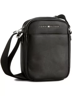 Tommy Hilfiger Saszetka Th City Mini Reporter AM0AM01941 Czarny - Torby męskie - miniaturka - grafika 1