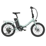 Rowery elektryczne - Składany rower elektryczny Fafrees F20 Lasting, silnik 250W, bateria 36V 18,2Ah, opony 20*1,95 cali - Miętowa zieleń - miniaturka - grafika 1