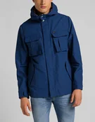 Kurtki męskie - Lee Fisherman Anorak Męska Kurtka Zimowa Washed Blue L86Ukclr-2Xl - miniaturka - grafika 1