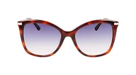 Okulary przeciwsłoneczne - Calvin Klein Damskie okulary przeciwsłoneczne CK22514S, Brown Havana, L - miniaturka - grafika 1