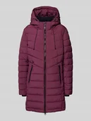 Płaszcze damskie - Płaszcz pikowany z kieszeniami zapinanymi na zamek błyskawiczny - miniaturka - grafika 1