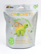 Zabawki kreatywne - Stwórz własny breloczek szydełkowy Mały stegozaur - miniaturka - grafika 1