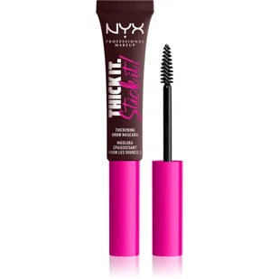 NYX Professional Makeup Thick It. Stick It! Brow Mascara- Cool Espresso 7.0 ml - Akcesoria i kosmetyki do stylizacji brwi - miniaturka - grafika 1
