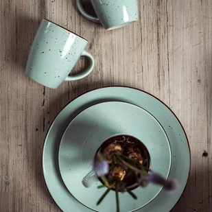 Talerz płytki ceramiczny Florina Azzuro 26,5 cm błękitny - Talerze - miniaturka - grafika 2