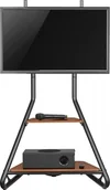 Uchwyty do telewizora - Maclean Uchwyt wolnostojšcy do TV narożny drewniane półki 37-75 cali max 40kg MC-455 - miniaturka - grafika 1