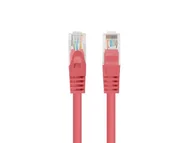 Patchcordy - PATCHCORD KAT.5E UTP 7.5M CZERWONY FLUKE PASSED LANBERG - miniaturka - grafika 1
