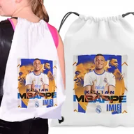 Torby szkolne - WOREK PLECAK DO SZKOŁY KYLIAN MBAPPE REAL MADRID PREZENT IMIĘ Y5 - miniaturka - grafika 1