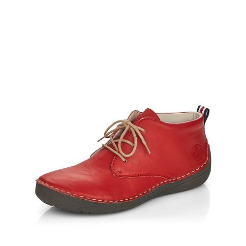 Rieker Damskie sztyblety 52522, czerwony, 37 EU