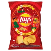 Chipsy - Lay's Chipsy ziemniaczane o smaku sera z żurawiną 130 g - miniaturka - grafika 1