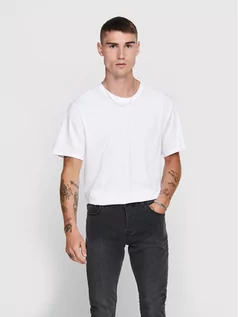 Koszulki męskie - Only & Sons T-Shirt Matt Life 22002973 Biały Regular Fit - grafika 1