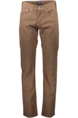 Spodnie męskie - BRĄZOWE SPODNIE MĘSKIE GANT - miniaturka - grafika 1